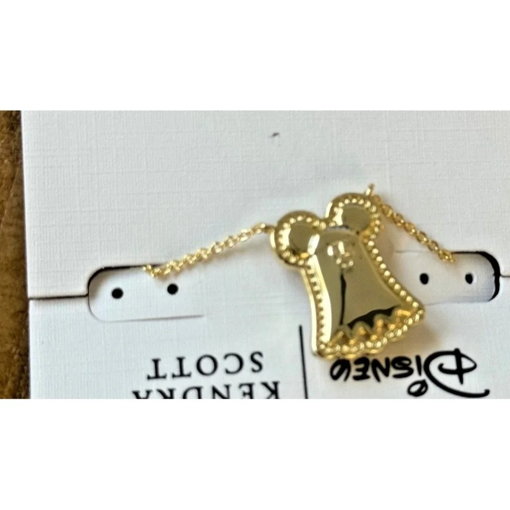 2026 Disney Parks Kendra Scott Mickey Mouse Ghost Necklace NEW Box